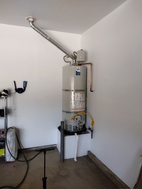 water heater installation plumber