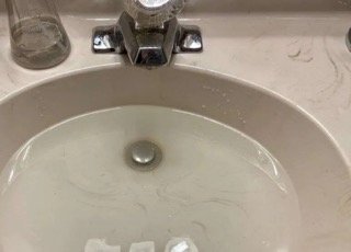 clogged sink